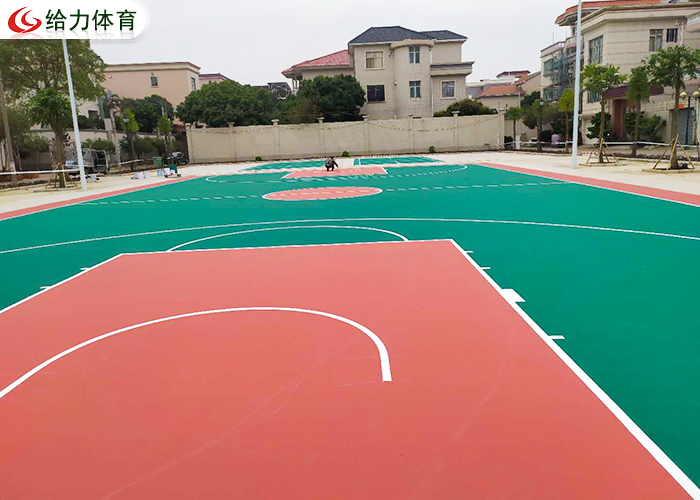 彩色籃球場(chǎng)造價(jià)